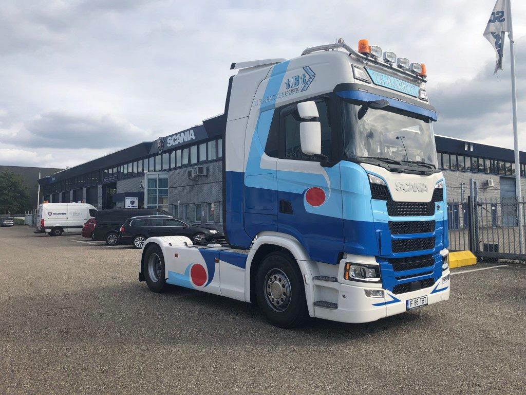 Camion Mercedes Actros transport marfă TBT Logistic
