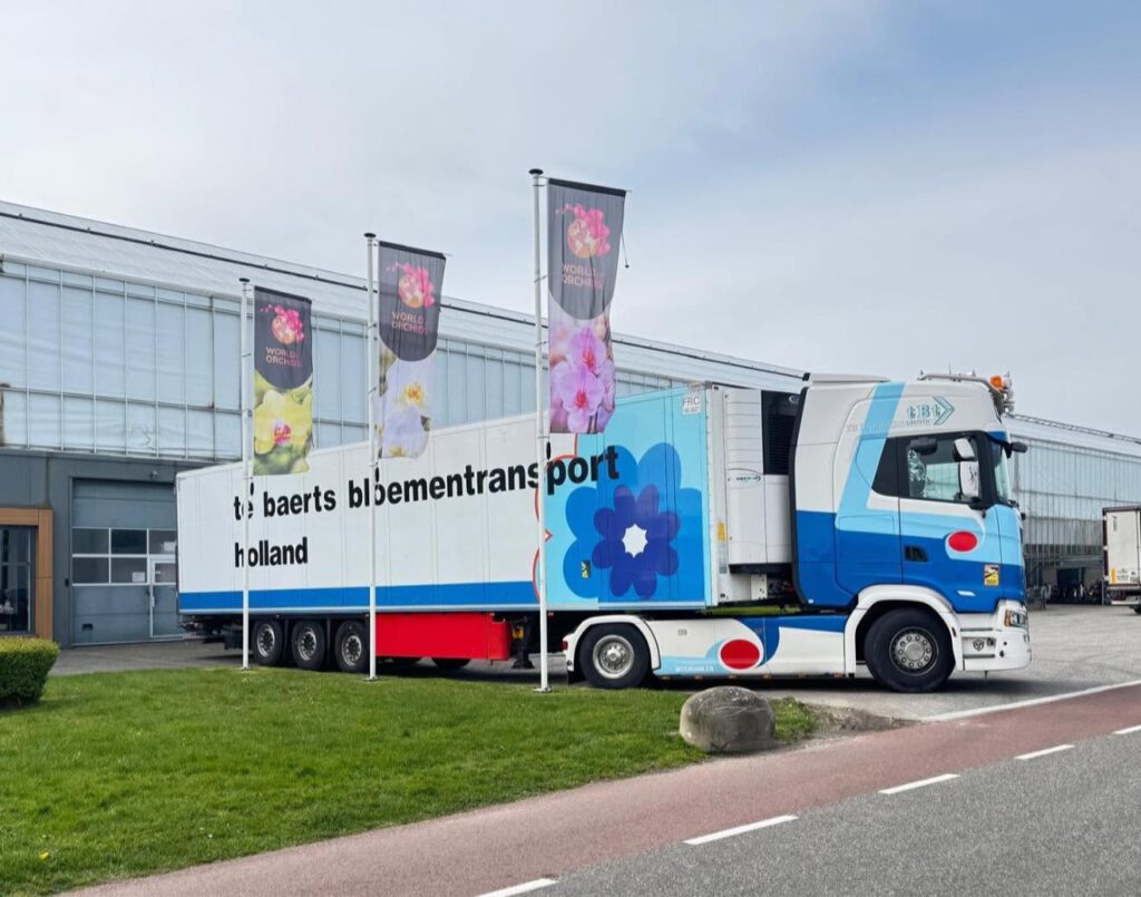 Camion Scania transport internațional TBT Logistic