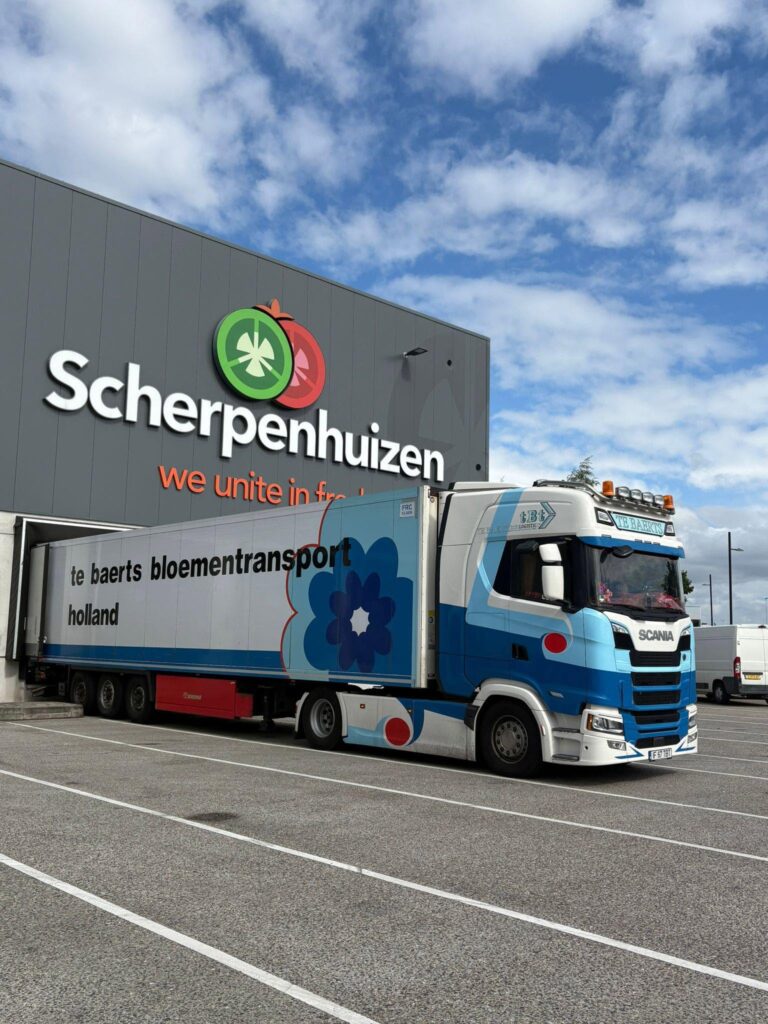Camion TBT Logistic la livrare în Europa